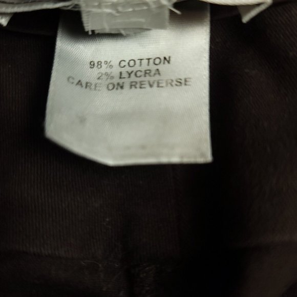 St. John Sport Womens 6 Pants Vintage Brown Denim High Rise Wide Leg Excellent - Picture 5 of 11